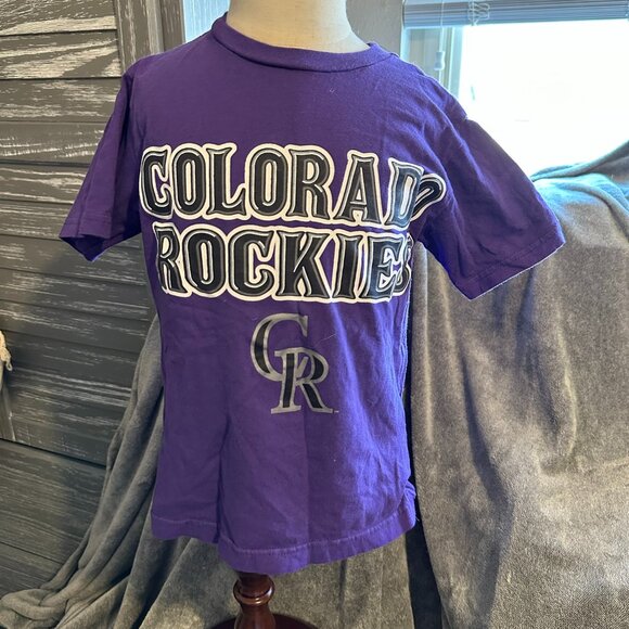 Colorado Rockies T-shirt, size xs 4/5 - Picture 1 of 2